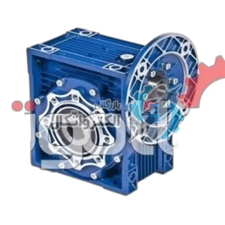 گیربکس حلزونی چینی سایز 75 نسبت 40 ورودی 19 خروجی 28 میلیمتر، فلنج 80B14