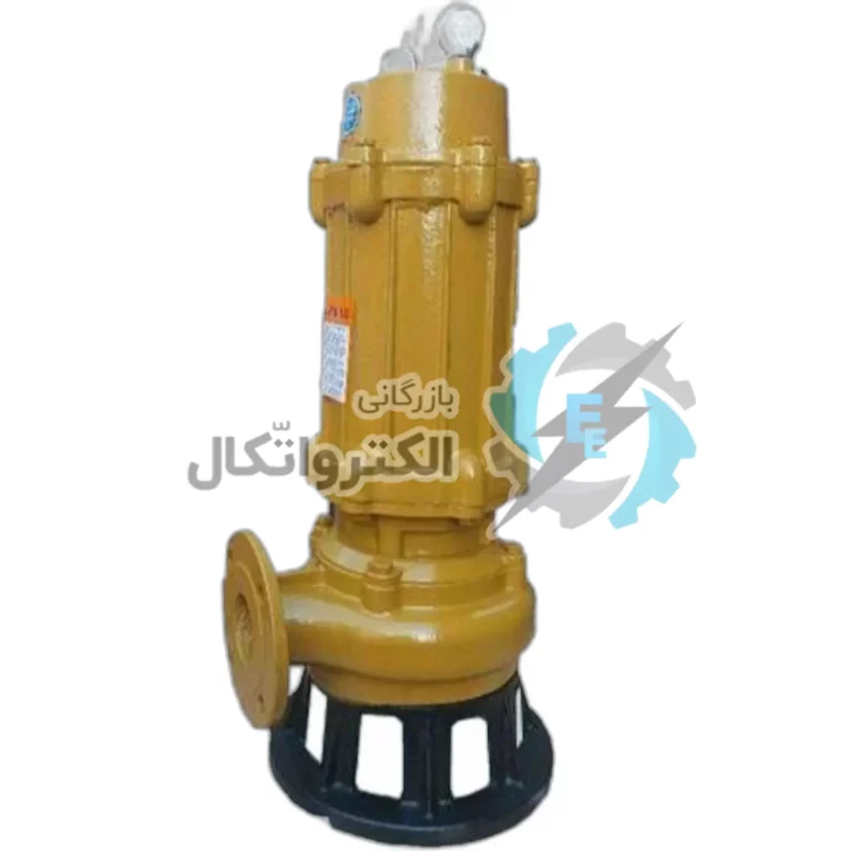 لجن کش 25 متری سه فاز 6 اینچ 20 اسب خروجی بغل استریم مدل SWQ180-15-15 | پمپ لجنکش آبدهی بالا 3 فاز